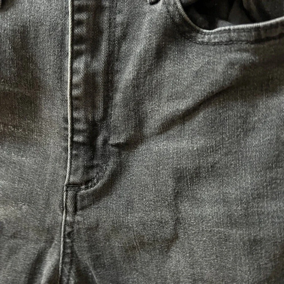 GAP Women’s Black True Skinny Super High Rise Crop Jeans Sz 28 Denim Pants - Picture 6 of 9